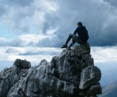 Standing on the solid rock of Christ