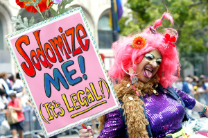 San Francisco Pride Parade features public nudity around kids, 'Fetish Zone' with urine