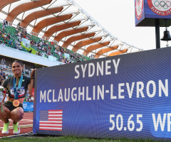 Sydney McLaughlin-Levrone declares 'anything is possible in Christ' after breaking world record