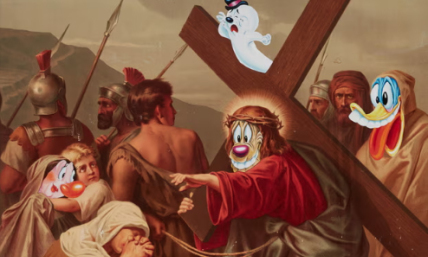 Jesus ‘Looney Tunes’ painting removed from exhibit amid outcry for mocking Christianity 