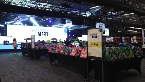 Georgia megachurch gives away sneakers, school supplies to over 1,400 kids