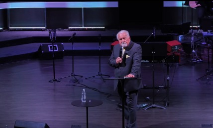 Hundreds attend prayer service for pastor whose grandson killed wife, children