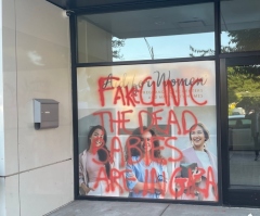 Catholic nonprofit denounces 'horrific attack' against crisis pregnancy center near DNC