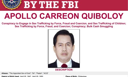 Police in Philippines won’t leave megachurch compound until Apollo Quiboloy is arrested