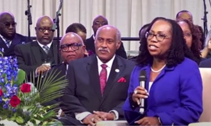 Ketanji Brown Jackson shares Christian upbringing at National Baptist Convention 