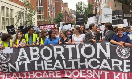 'Abortion isn't Healthcare': Christians unite in London for March for Life UK 