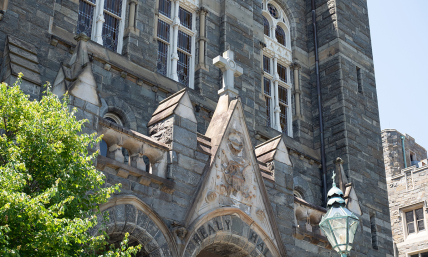 Georgetown investigating vandalism of crucifix, Catholic symbols as 'potential hate crimes'