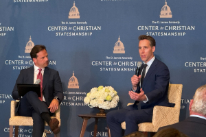 Hawley warns nuclear family is 'under assault,' paints faith as unifying force in the US 