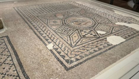 Ancient Christian mosaic containing one of the earliest references to Jesus' divinity unveiled