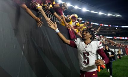 NFL rookie star Jayden Daniels gives glory to God after 'flawless' performance