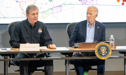 Biden says ‘heartbreaking’ devastation in North Carolina is ‘bigger than politics’
