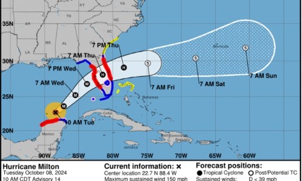 Hurricane Milton to slam Florida Gulf Coast as region reels from Helene 