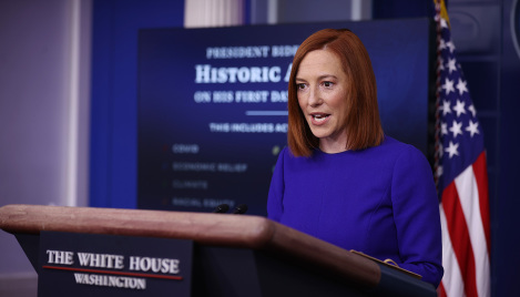 Psaki claims concerns about males in girls' sports not 'worthy of debate': 'Right-wing propaganda'