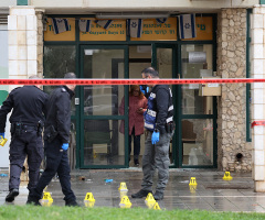 Elderly woman killed in central Israel stabbing attack, Palestinian assailant shot and detained 