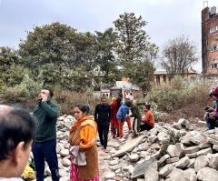 Massive earthquake strikes sacred Buddhist city, kills over 120