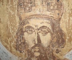 Portrait of 'last Christian emperor' of Constantinople and Byzantine found in Greece