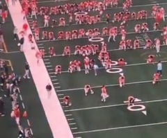 Ohio State players kneel in prayer on field before Cotton Bowl victory