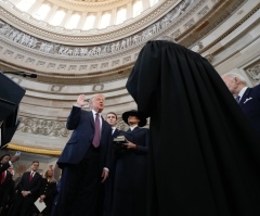 71% of Americans support presidents placing hand on Bible during inauguration, poll finds