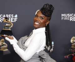 Rapper Doechii thanks God after winning Grammy