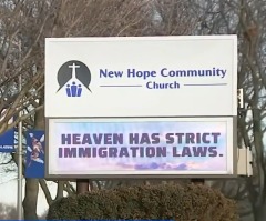 Illinois church branded hateful for ‘Heaven has strict immigration laws’ sign amid immigration row