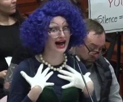 Lesbian pastor blasphemes Jesus as 'drag queen,' trans activists issue threats at city council meeting