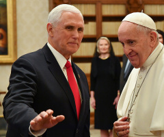 Mike Pence stokes backlash for calling Pope Francis 'Holy Father,' posting anti-Trump op-ed