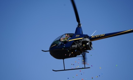 Church anticipates over 1,500 will attend 15th annual helicopter Easter egg drop