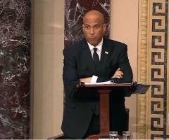'These are not normal times': Cory Booker breaks record for longest Senate speech, bashes Trump