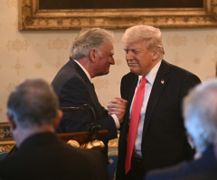 White House staffers rise for ‘Amazing Grace’ after Franklin Graham warns against rejecting Gospel