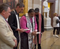 William Barber, activists arrested for demonstrating against budget proposal in US Capitol