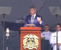 Duffy urges graduating midshipmen to 'stay faithful' to God, commends 'perseverance' amid pandemic