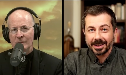 Pete Buttigieg, Fr. James Martin discuss 'beautiful' gay parenting, liken to Trinity