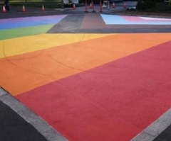 Duffy urges all 50 state govs. to remove LGBT rainbow crosswalks, distracting political messages from roads