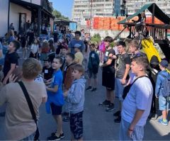 Russian missile disrupts Ukrainian church summer camp as children bear the trauma of war