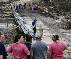 10 girls, 1 counselor remain missing at Texas Christian summer camp as rescuers search through debris