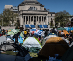Columbia University punishes anti-Israel students over library takeover, encampments