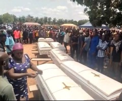 Displaced Nigerians block highway to protest gov’t inaction after 200 Christians killed in massacre