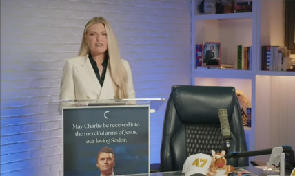 Erika Kirk vows to carry on Charlie’s mission: ‘The movement my husband built will not die’