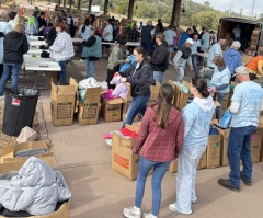 'Generously giving': Church collects around 1,500 coats to give out to kids for winter
