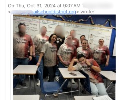 School district apologizes for 'confusion' over Halloween shirts some thought mocked Charlie Kirk