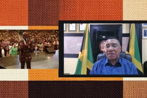 In meeting with Jamaica’s prime minister, Pastor Jamal Bryant offers prayer, aid and pledges to visit