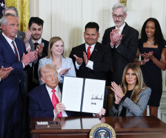 Trump signs executive order combating discrimination against faith-based foster care providers 