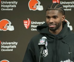 Shedeur Sanders praises God after winning debut as starting QB for Cleveland Browns