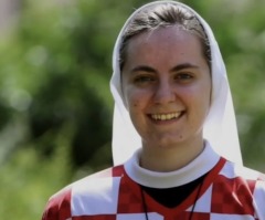 Croatian nun’s claim she was stabbed by migrant was fabricated, police say 