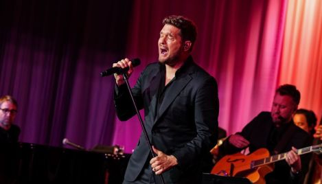 Michael Bublé says 'music is a gift from God' as he meets with Pope Leo