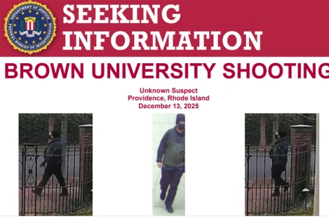 FBI releases images of person of interest in Brown University shooting