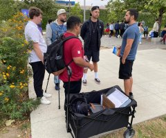 'Deeply concerning': Street preachers handcuffed, detained outside Dallas arena for violating noise ordinance