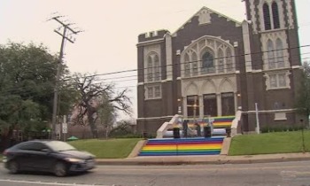 Historic Texas UMC church gets OK to keep LGBT rainbow-color steps painted to defy governor 