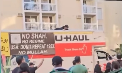 U-Haul driver detained after driving into Iranian protesters