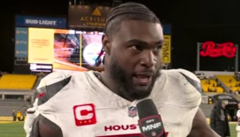 Texans' Will Anderson cites Scripture, gives shoutout to Jesus after playoff victory